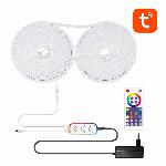 Pametni WiFi RGBIC LED svetlobni trak v mat cevi 5m IP68 Tuya Alexa Google assis
