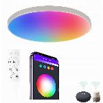24W pametna LED WiFi nadometna svetilka 32cm RGBCW Tuya Alexa Google assistant