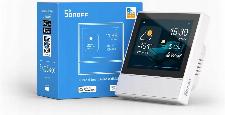 Stensko WiFi stikalo in termostat LCD touch belo eWeLink Alexa Google Assistant