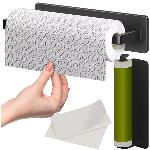 Jekleno samolepilno držalo za papirnate brisače 25cm črno