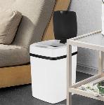 Senzorski brezkontaktni koš za smeti 10L avtomatsko odpiranje bel