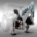 Traktorski zadnji bager - roka Jansen BHSM-225