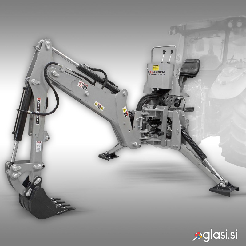 Traktorski zadnji bager - roka Jansen BHM-225