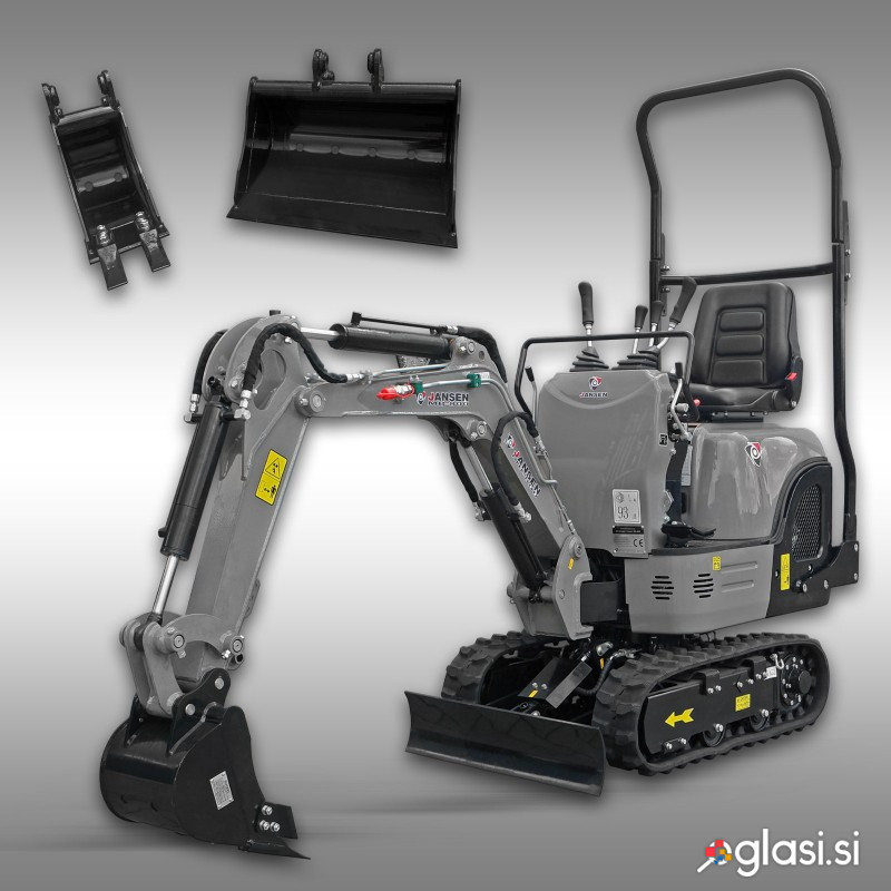 Mini bager Jansen MB-800, BENCIN