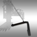 Dvigovalec hlodov za cepilce drv Jansen