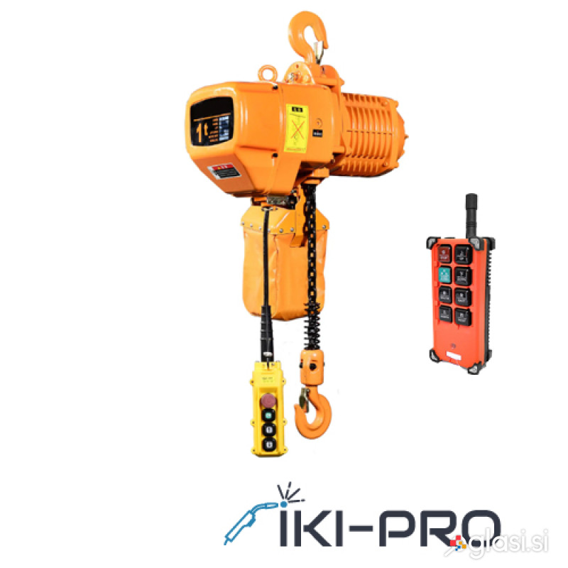 Električno verižno dvigalo 500 kg / 6 m