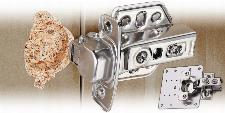 Komplet 4 inox plošč za popravilo pohištvenih tečajev in pantov vrat