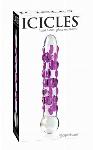 STEKLENI DILDO Icicles Hand Blown Glass Massager