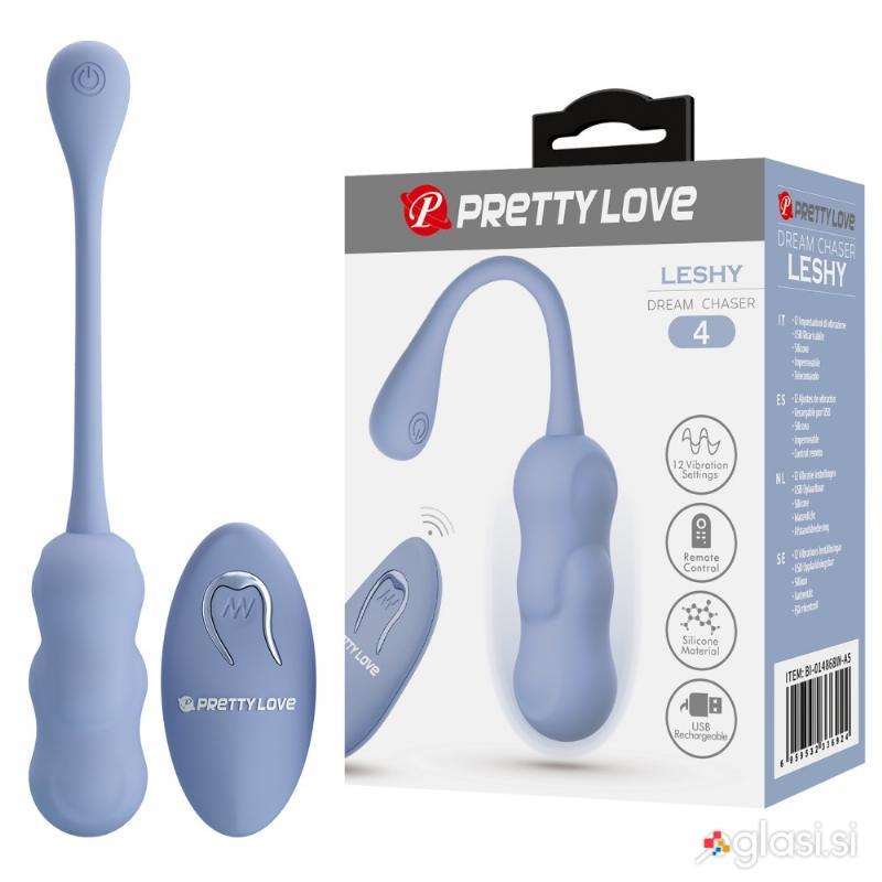 VIBRACIJSKI JAJČEK Pretty Love Leshy Blue