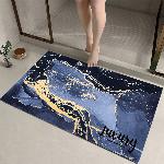 Kopalniška pralna nedrseča preproga 80x50cm mornarski marmor