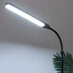 LED gibljiva talna svetilka 198cm 6-stopenjska + daljinski upravljalnik črna