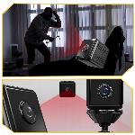 Aku. mini WIFI 4K USB spletna spy kamera + magnetni nosilec