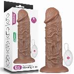 VIBRACIJSKI ANALNI DILDO Realistic Chubby Brown