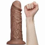 VIBRACIJSKI ANALNI DILDO Realistic Chubby Brown
