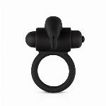 VIBRACIJSKI OBROČEK Easytoys Bunny Black