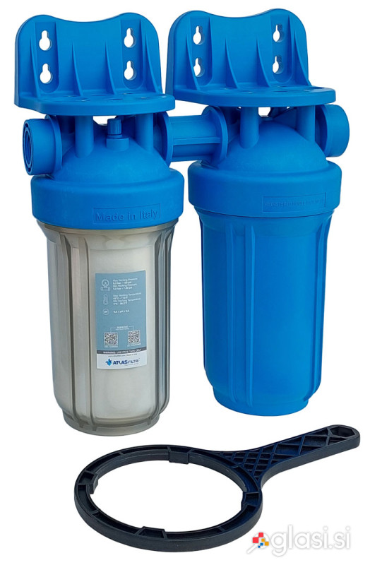 Dvojni vodni filter Big Blue Duplex Pro Max