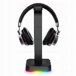 LED RGB stojalo za igralne slušalke 2x USB 2.0
