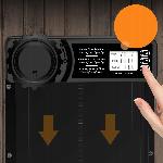 Elektronska avtomatska LCD vrata za kokošnjak s časovnikom 33x26cm črna