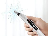 Aku. akupunkturni masažno pero elektrostimulator 5 konic LCD USB