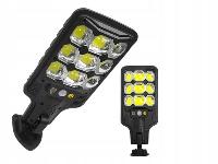 Solarna aku. 63 LED COB cestna svetilka s sezorjem gibanja in mraka + daljinec