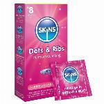id-439 KONDOMI Skins Dots & Ribs 8/1