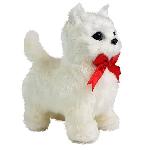 Interaktivna bela mačka - premikanje in mijavkanje