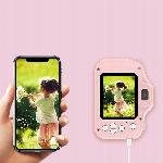 Otroški LCD 40MPix digitalni fotoaparat samorog USB roza + 32GB SD kartica