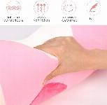 Plišasti podporni valj in blazina 50 cm muca roza