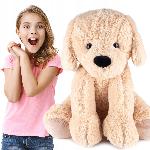 MEGA plišasti ljubek kužek 60cm rjav