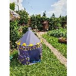 Otroški šotor grajski grad za vrt moder