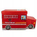 Otroški tabure in skrinja za shranjevanje gasilski avto 53cm