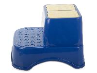 2v1 PVC dvostopenjska otroška stopnička in stolček pručka za wc