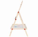 Dvostranska lesena risalna tabla 67cm + krede