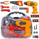 Set baterijskega vrtalnika + orodja v kovčku
