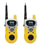 Set dveh walkie talkie postaj - doseg do 100m rumena