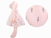 Plišasta igrača zajček 35cm roza