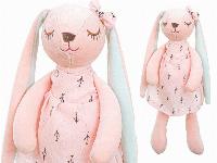 Plišasta igrača zajček 35cm roza