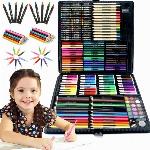 288 delni umetniški komplet barvic in flomastrov za slikanje