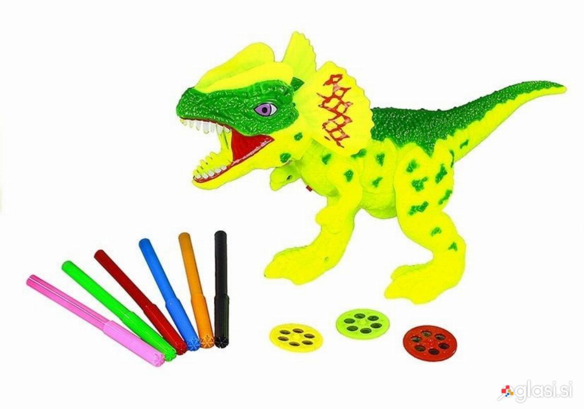 Projektor dinozaver za slikanje set 18 vzorcev diapozitivov