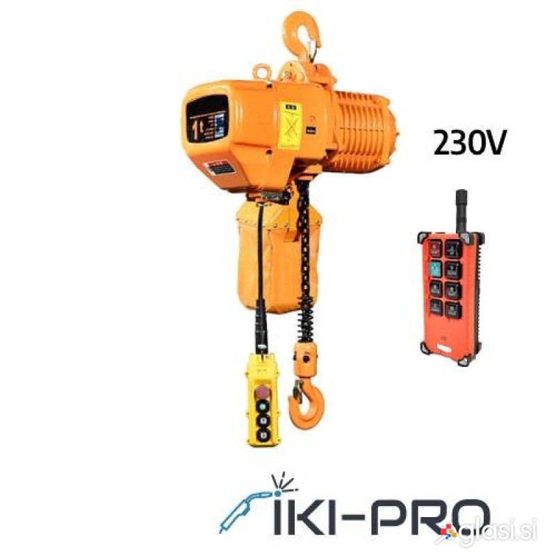 Električno verižno dvigalo 500KG / 6M - 230V