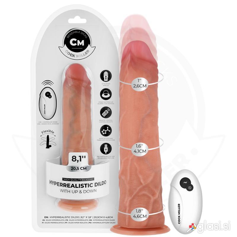VIBRACIJSKI PENIS Cock Miller Hyper Realistic 20,5 cm