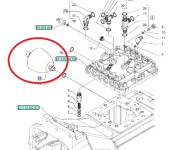 Hidravlični akumulator Case, New Holland, Steyr - 87314179, 5195043