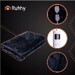 85W električna pralna grelna odeja 180x130cm črna