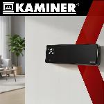 2000W stenska WIFI grelna zračna zavesa LCD APP ZELVION + daljinec črna