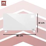 2500W WIFI pametni stekleni električni konvektorski grelec LCD + APP in daljinec