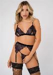 KOMPLET Daring Peek-A-Boo Bow Open Crotch