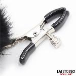 ŠČIPALKI ZA BRADAVIČKE Latetobed BDSM Line Black