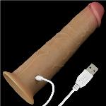 VIBRACIJSKI PENIS Lovetoy Dual Layered Rotator 8''