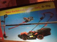 SET BATERIJSKA VRTNA KOSILNICA S KOŠEM, KOSILNICA NA NITKO, ŽIVO MEJO