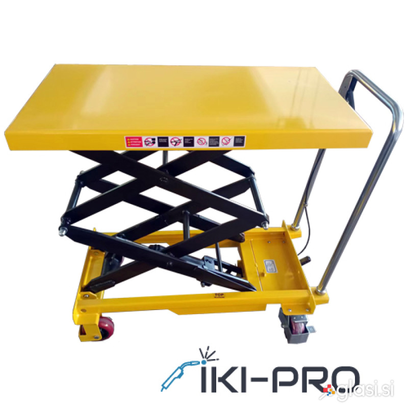 Škarjasta dvižna miza 800 kg
